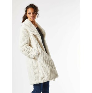 Bílý zimní kabát Dorothy Perkins Tall