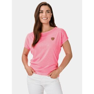 Růžové dámské vzorované tričko SAM 73 Tracey