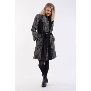 Orientique šedý kabát Coat Collared Black