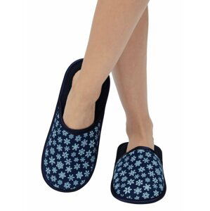 Slippsy modré unisex domácí pantofle Blue Snowflake