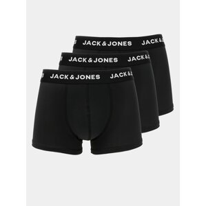 Sada tří černých boxerek Jack & Jones