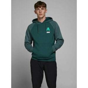 Zelená mikina s kapucí Jack & Jones