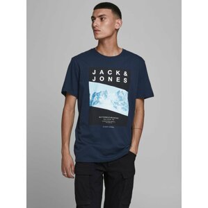 Modré tričko Jack & Jones