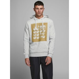 Šedá mikina s kapucí Jack & Jones Fury