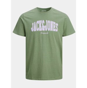 Zelené tričko s potiskem Jack & Jones