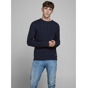 Tmavě modrý svetr Jack & Jones