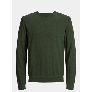 Khaki svetr s příměsí kašmíru Jack & Jones