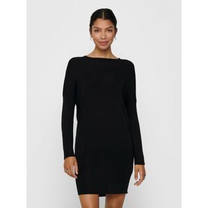 Černé svetrové šaty Jacqueline de Yong