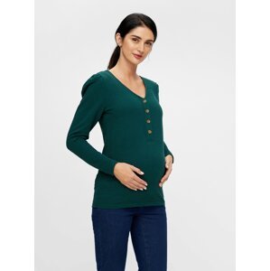 Zelené těhotenské/kojicí tričko Mama.licious