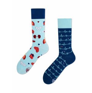 Many Mornings modré ponožky DR Sock