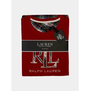 Červené dámské pyžamo Lauren Ralph Lauren