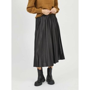Černá plisovaná midi sukně VILA-Nitban