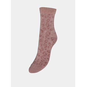 Růžové vzorované ponožky VERO MODA-Leoline