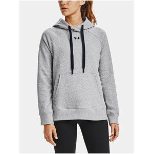 Mikina Under Armour Rival Fleece HB Hoodie - šedá