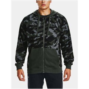 Mikina Under Armour Rival Fleece Camo FZ - šedá