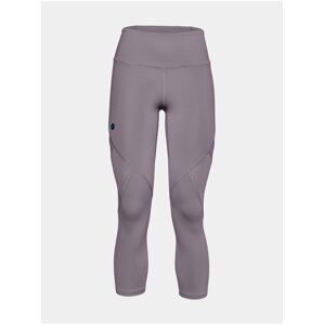 Legíny Under Armour UA Rush Crop - světle fialová