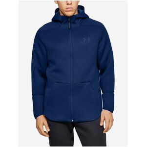 Mikina Under Armour MOVE FZ HOODIE - modrá