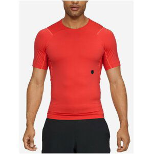 Kompresní tričko Under Armour Hg Rush Compression Ss - červená