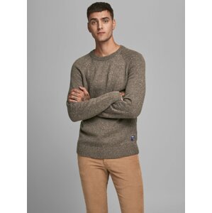 Hnědý svetr Jack & Jones