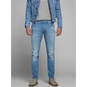 Modré slim fit džíny Jack & Jones