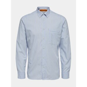 Modro-bílá košile Selected Homme-Regmagic