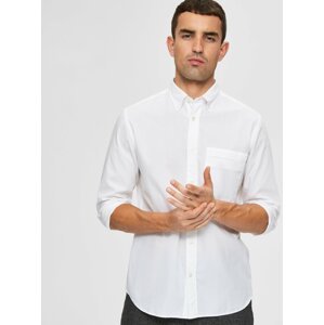 Bílá košile Selected Homme-Regmagic