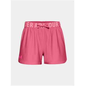 Kraťasy Under Armour Play Up Solid Shorts - růžová