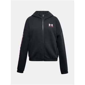 Mikina Under Armour Rival Fleece FZ Hoodie - černá