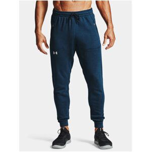 Tepláky Under Armour Charged Cotton FLC Jogger - tmavě modrá