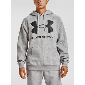 Mikina Under Armour Rival Fleece Big Logo HD - šedá