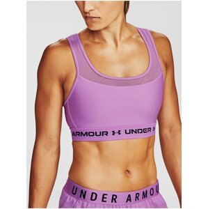 Podprsenka Under Armour Armour Mid Crossback MF Bra - světle fialová