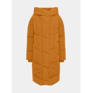 Oranžový zimní kabát Noisy May Hattie