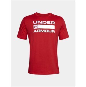 Tričko Under Armour UA TEAM ISSUE WORDMARK SS - červená