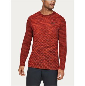 Tričko Under Armour Vanish Seamless LS Novelty - cihlová