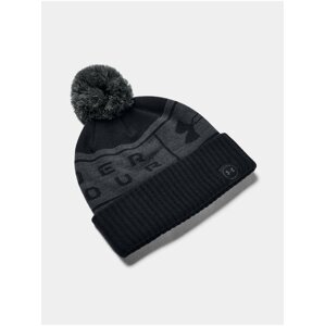 Čepice Under Armour UA Big Logo Pom Beanie - černá