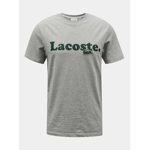 Šedé pánské tričko Lacoste