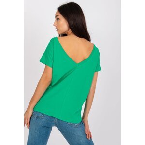 BASIC FEEL GOOD Bavlněné tričko Lucia zelené Velikost: S