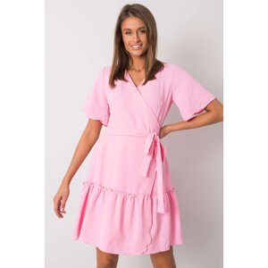 Lakerta Bavlněné šaty Dalma růžové Velikost: 36