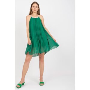 ItModa Letní šaty Carmene  tmavě zelené Velikost: UNI