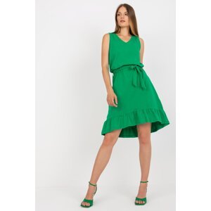 RUE PARIS Letní šaty Bess zelené Velikost: M