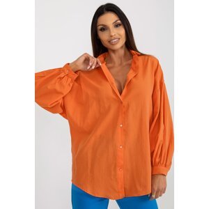 Factory Price Oversize košile Giulia oranžová Velikost: S