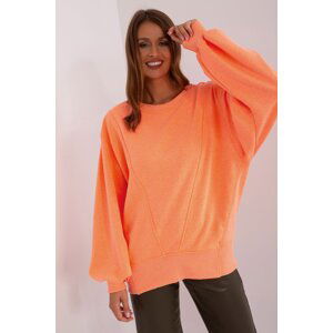 EX MODA Oversize mikina Miles fluo oranžová Velikost: UNI