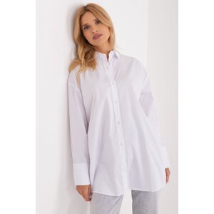 FPrice Oversize košile Sofia bílá Velikost: L