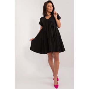 ItModa Mušelínové šaty Alexis černé Velikost: UNI