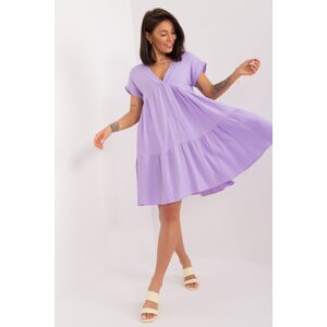 ItModa Mušelínové šaty Alexis světle fialové Velikost: UNI