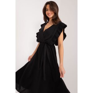 ItModa Letní šaty Aristea černé Velikost: UNI