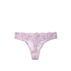 Victoria's Secret Tanga Victorias Secret Lace Front fialová Velikost: L