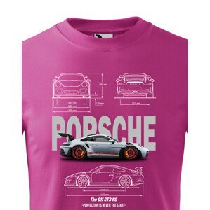 Dětské tričko Porsche 911 GT3 RS - kvalitní tisk a rychlé dodání