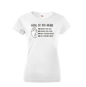 Dámské triko pro zdravotní sestry - Ways to my heart