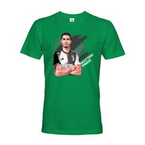 Pánské tričko s potiskem Christiano Ronaldo -  pánské tričko pro milovníky fotbalu